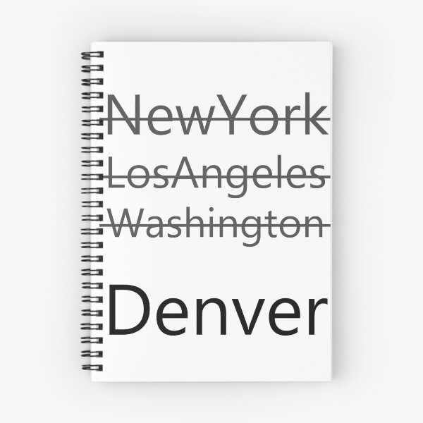 Item preview, American cities Denver design designed and sold by GetItGiftIt.