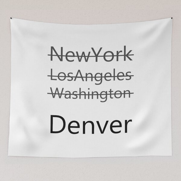 Item preview, American cities Denver design designed and sold by GetItGiftIt.