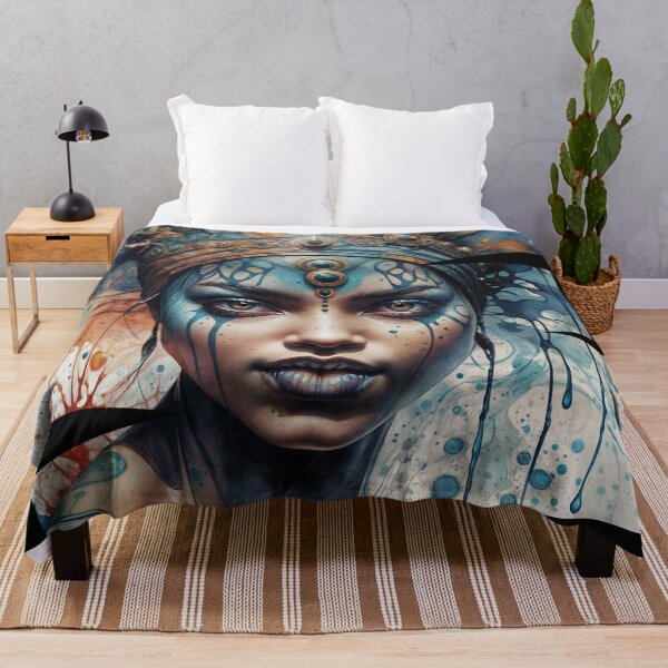 Item preview, The look of the brunette woman in liquid paints designed and sold by PixelCraftDSG.