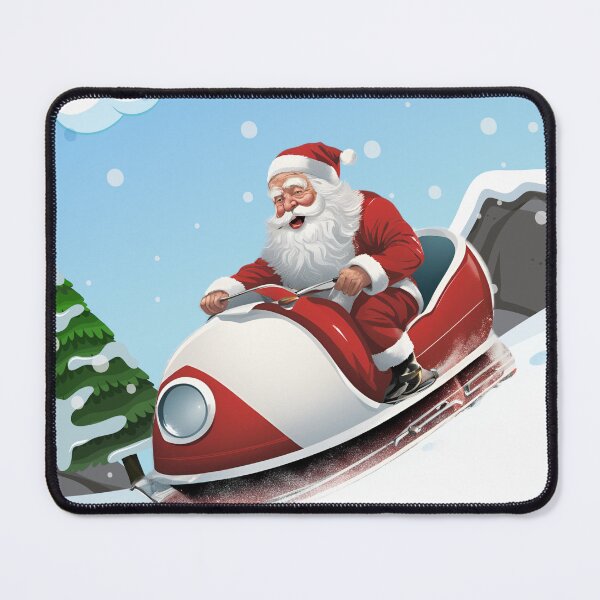 Item preview, Bobsledding Santa - Christmas Design designed and sold by signshirtz.