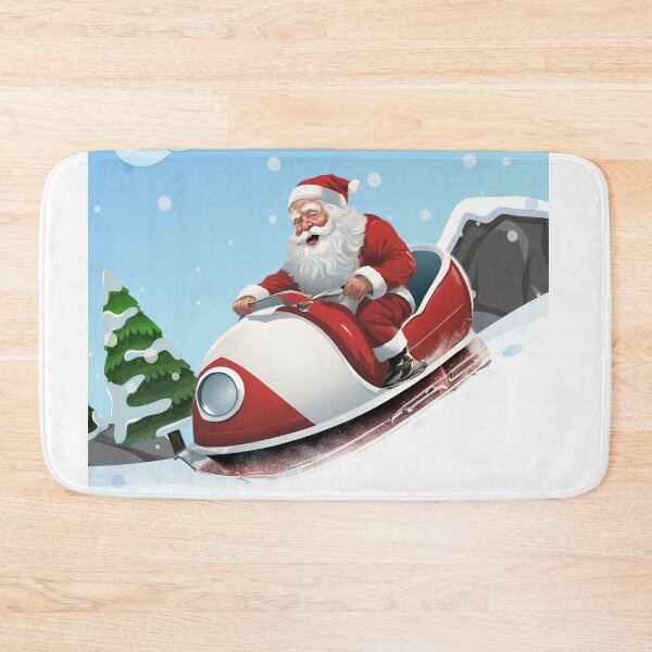 Item preview, Bobsledding Santa - Christmas Design designed and sold by signshirtz.