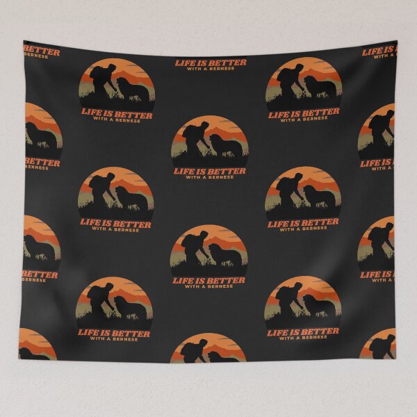 Item preview, Life Is Better With A Bernese Dog Mens Dad Gift  designed and sold by Guarddogdrive.