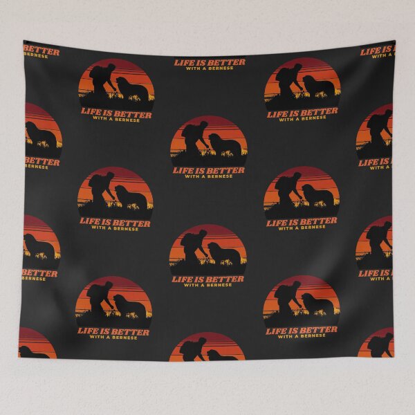 Item preview, Life Is Better With A Bernese Dog Mens Dad Gift  designed and sold by Guarddogdrive.