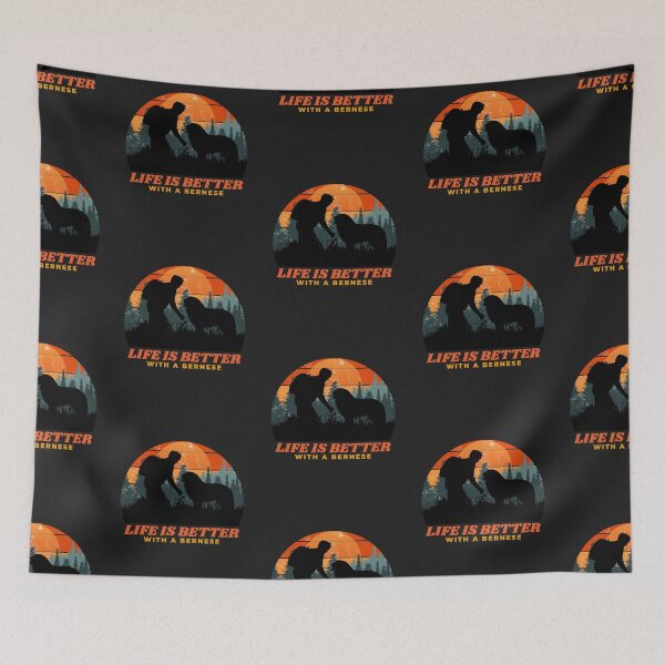 Item preview, Life Is Better With A Bernese Dog Mens Dad Gift  designed and sold by Guarddogdrive.