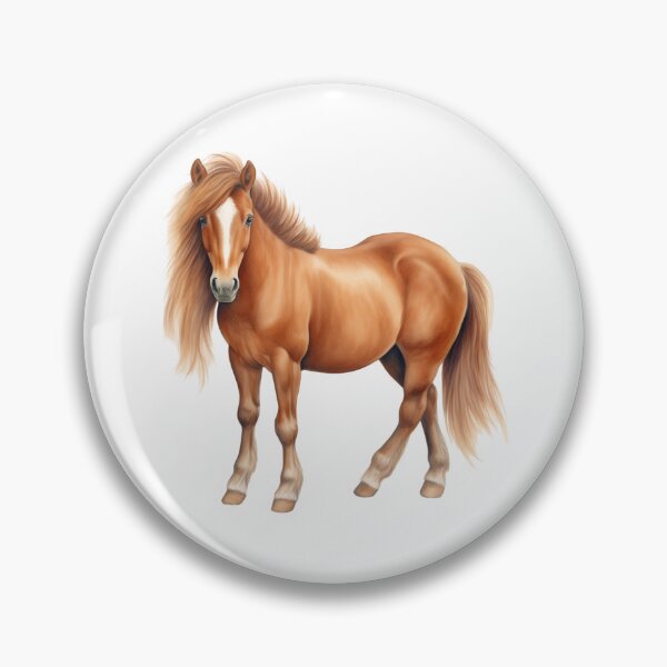 Item preview, Standing Chestnut Horse with Flowing Mane designed and sold by New-School-Wave.