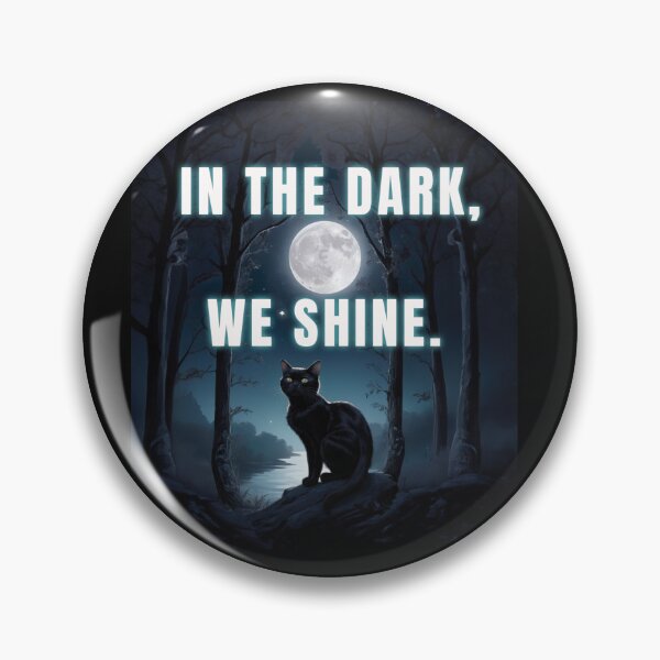 Item preview, BLACK CAT, IN THE DARK WE SHIEN, CAT QUOTES GIF designed and sold by La Loca.