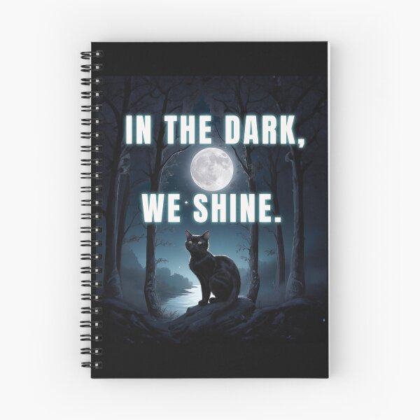 Item preview, BLACK CAT, IN THE DARK WE SHIEN, CAT QUOTES GIF designed and sold by La Loca.