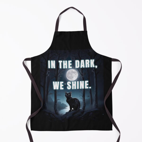Item preview, BLACK CAT, IN THE DARK WE SHIEN, CAT QUOTES GIF designed and sold by La Loca.