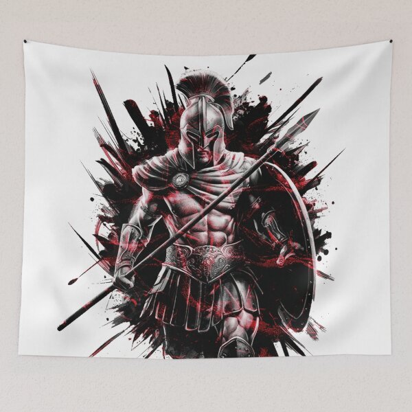 Item preview, Spartan Warrior - Red Vine designed and sold by Exodoi.