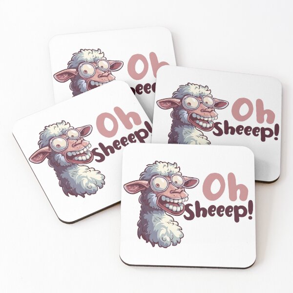 Item preview, Oh sheep funny cartoon designed and sold by Stereotype-pro.