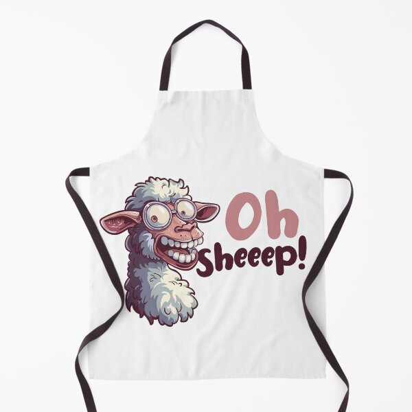 Item preview, Oh sheep funny cartoon designed and sold by Stereotype-pro.