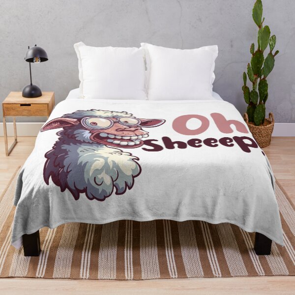 Item preview, Oh sheep funny cartoon designed and sold by Stereotype-pro.