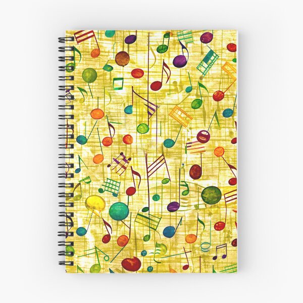 Item preview, Colorful Musical Notes: Vibrant Music Pattern designed and sold by Michael van der Hoorn.