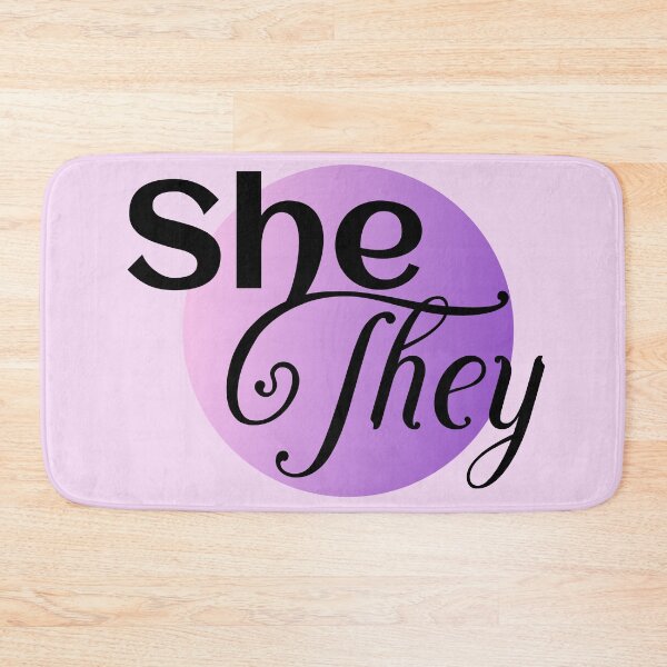 Item preview, She They Pronouns designed and sold by Queer AF Warlock.