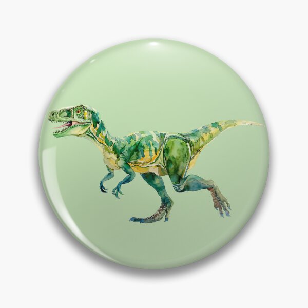 Item preview, Vibrant Watercolor Dinosaur Illustration - Perfect for Dino Lovers designed and sold by NTTWJIYA.