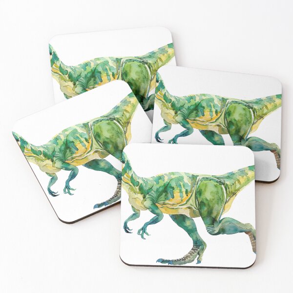 Item preview, Vibrant Watercolor Dinosaur Illustration - Perfect for Dino Lovers designed and sold by NTTWJIYA.