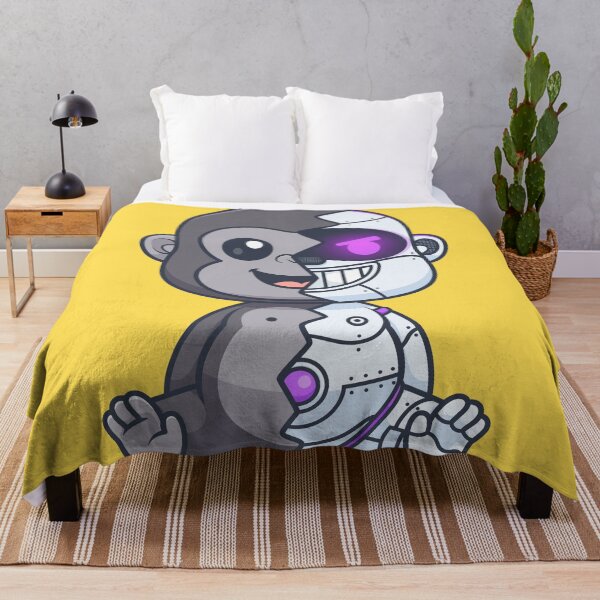 Item preview, Cute Gorilla Robot Cyborg Cartoon Vector Icon - Adorable Animal and Technology Illustration designed and sold by hjian8219.