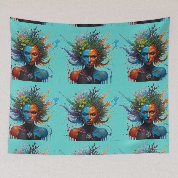 Item preview, Wave color nature Surreal Good vibes only,  Love and rock and roll designed and sold by luiddesigns.