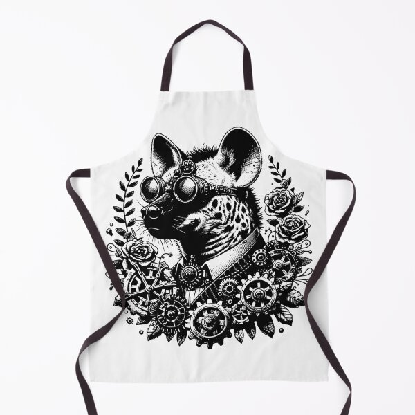 Item preview, Victorian Hyena Steampunk | Floral Gear Elegance designed and sold by dreamsagellc.