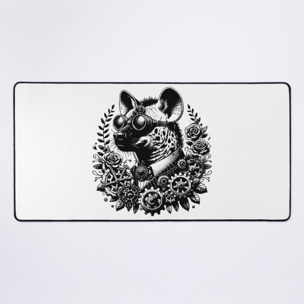 Item preview, Victorian Hyena Steampunk | Floral Gear Elegance designed and sold by dreamsagellc.