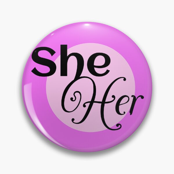 Item preview, She Her Pronouns designed and sold by Queer AF Warlock.