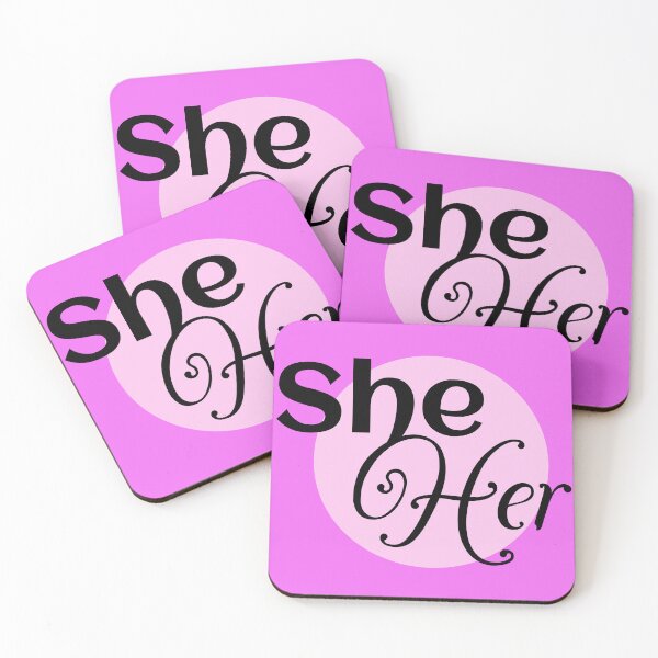 Item preview, She Her Pronouns designed and sold by Queer AF Warlock.