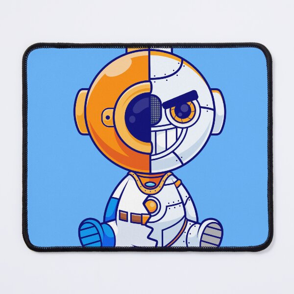 Item preview, Cute Diver Robot Cyborg Cartoon Vector Icon - Adorable Science and Technology Illustration designed and sold by hjian8219.