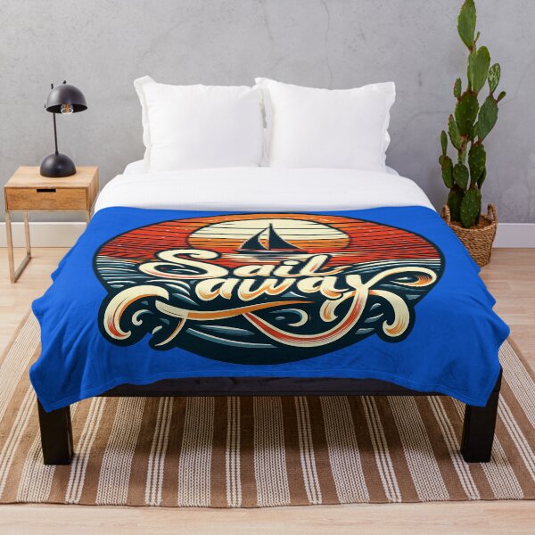 Item preview, Sail away, typography, retro designed and sold by maxmaj.