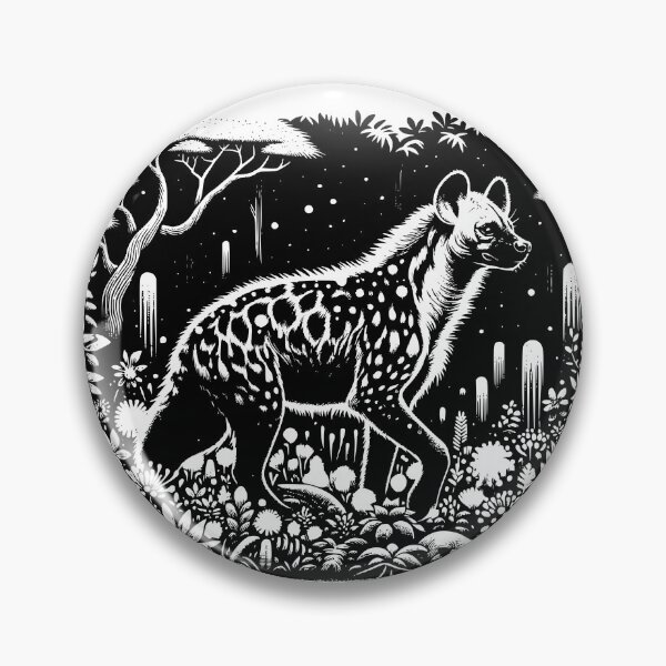 Item preview, Trippy Forest Hyena | Psychedelic Wilderness Adventure designed and sold by dreamsagellc.