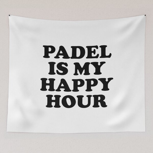 Item preview, Padel Is My Happy Hour  designed and sold by Inspirationmotivation.