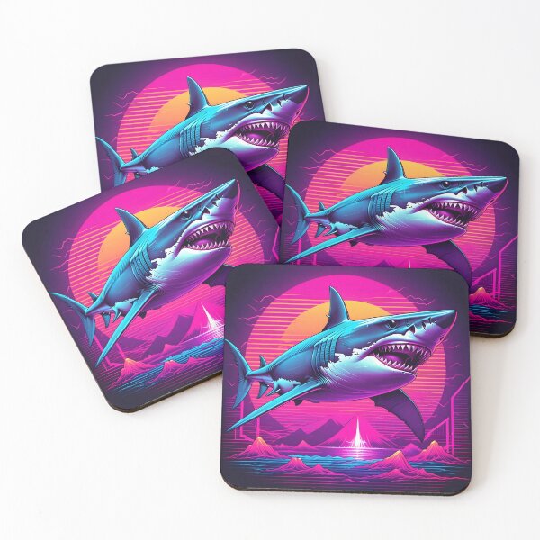 Item preview, Synthwave Shark designed and sold by Travelcases.