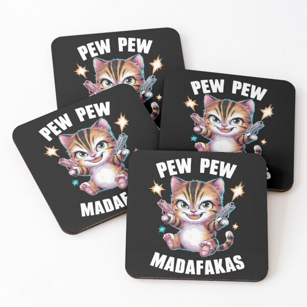 Item preview, Pew Pew Madafakas Cool Cat designed and sold by The People’s Punchline.