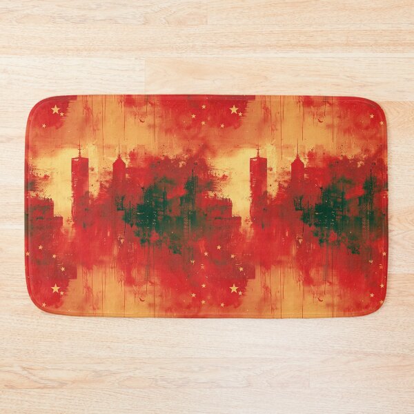 Item preview, Red City with Stars designed and sold by Rodrigo Gyodai.
