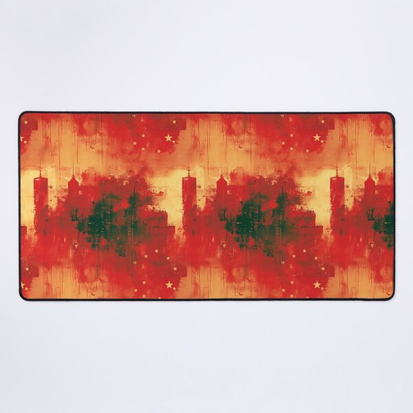 Item preview, Red City with Stars designed and sold by Rodrigo Gyodai.