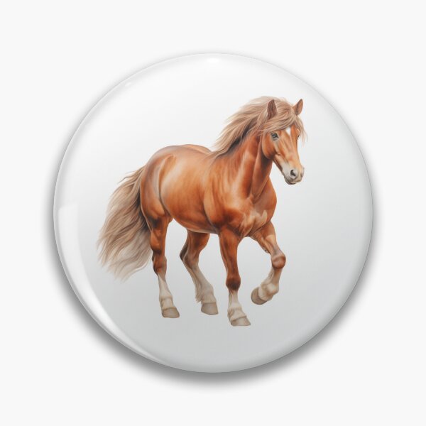 Item preview, Galloping Chestnut Horse with Flowing Mane designed and sold by New-School-Wave.