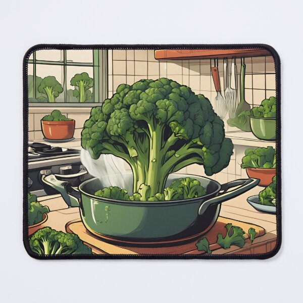 Item preview, Broccoli Bonanza in the Kitchen designed and sold by aksoyaybuke.