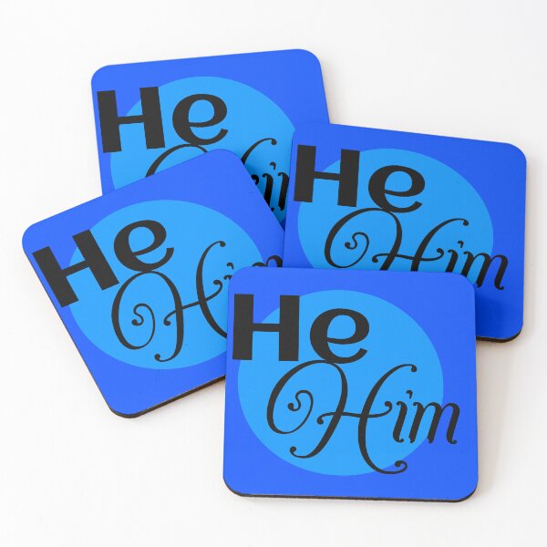 Item preview, He Him Pronouns designed and sold by Queer AF Warlock.