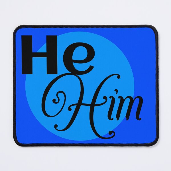 Item preview, He Him Pronouns designed and sold by Queer AF Warlock.