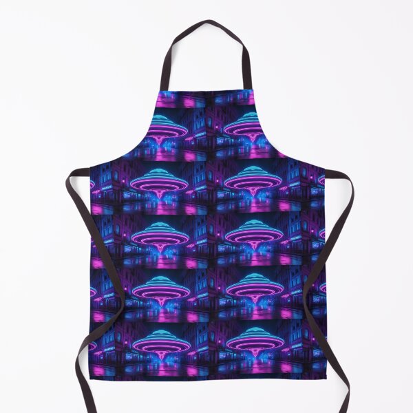 Item preview, Neon UAP Pink & Purple Horizon, Neon UFO designed and sold by NeutrinoJem.