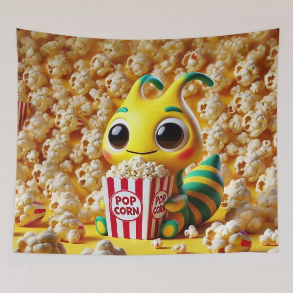 Item preview, Popcorn Fun with a Colorful Nabarlek designed and sold by Sillytoe.
