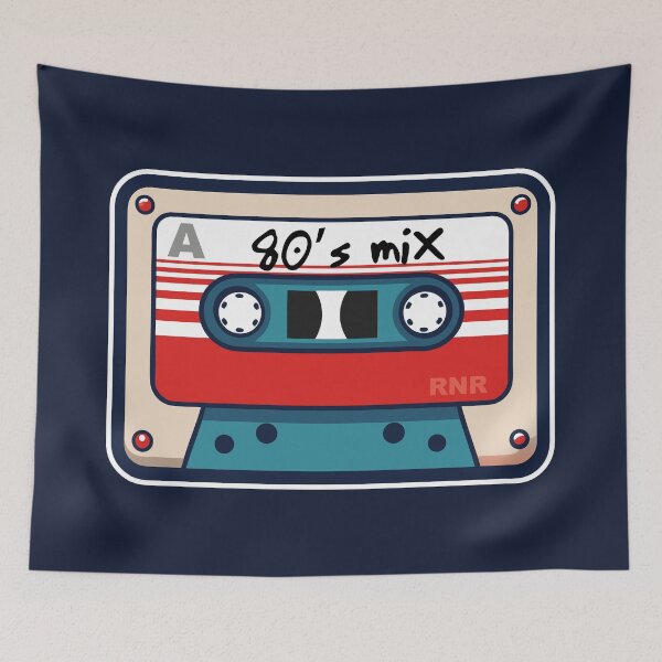 Artikelvorschau, Mixtape aus den 80ern. Audiokassette. Kassette. entworfen und verkauft von therockstuff.