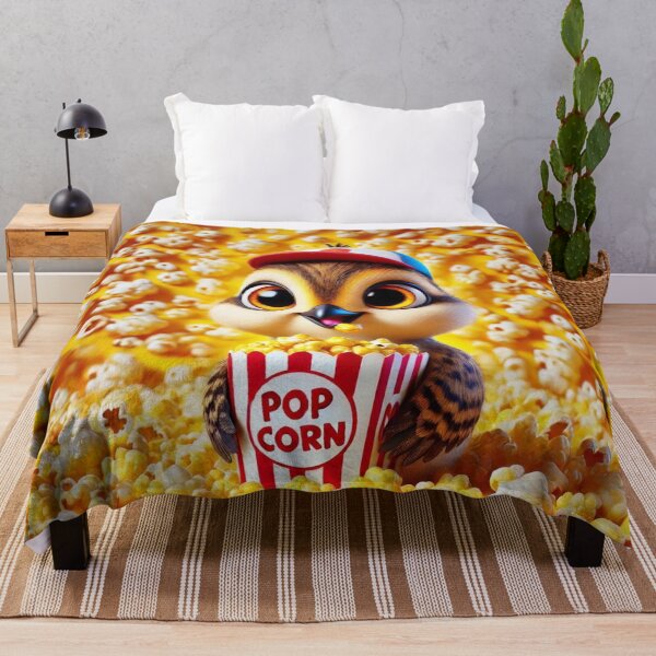 Item preview, Popcorn Time with a Cute Quail designed and sold by Sillytoe.
