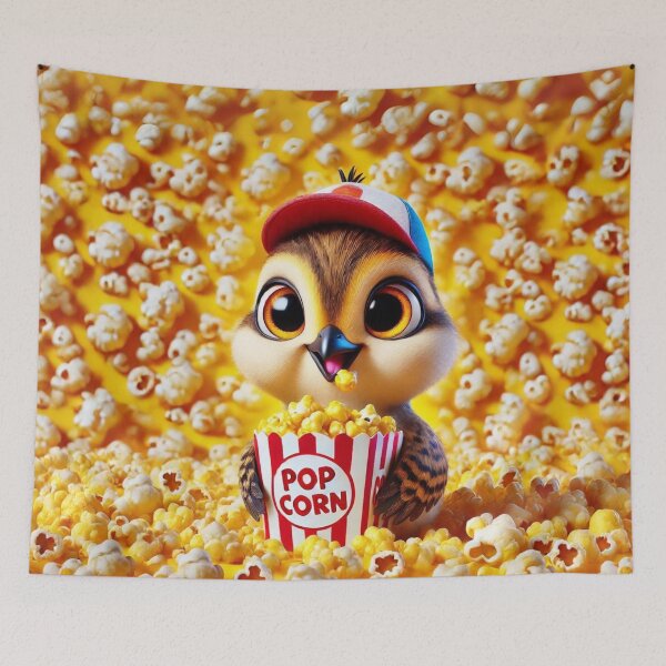 Item preview, Popcorn Time with a Cute Quail designed and sold by Sillytoe.