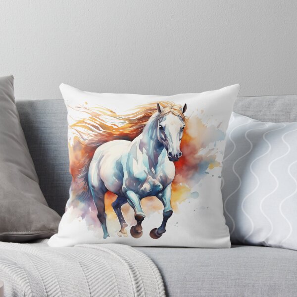 Item preview, White Horse Galloping With Fiery Mane designed and sold by New-School-Wave.