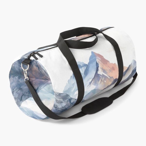 Item preview, serene pastel mountain range with calm lake print designed and sold by dcrc.