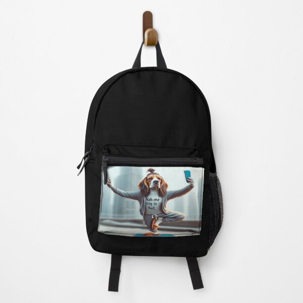 Item preview, Beagle Social Media Celebrity Taking Selfie Doing Yoga designed and sold by TheDogOnIt.