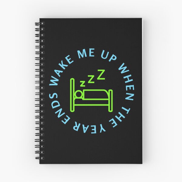 Item preview, Wake Me Up When The Year Ends designed and sold by radikaldezignz.