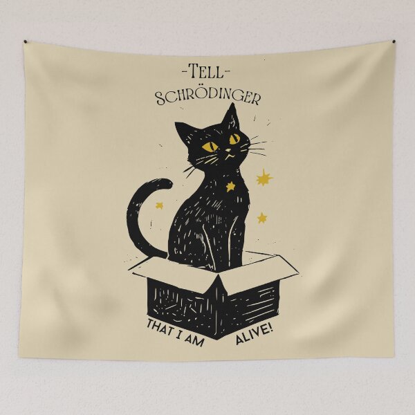 Item preview, Schrödinger cat designed and sold by Javier Narváez Solarte.