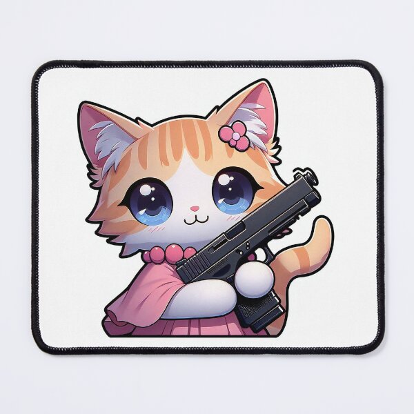 Item preview, The Cat With a Gat designed and sold by Aesthetica Designs.