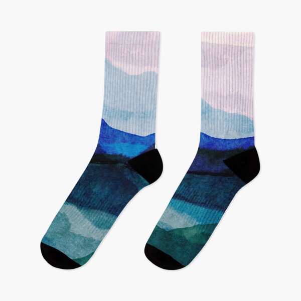 Item preview, Misty morning hills abstract designed and sold by SaryandSaff.